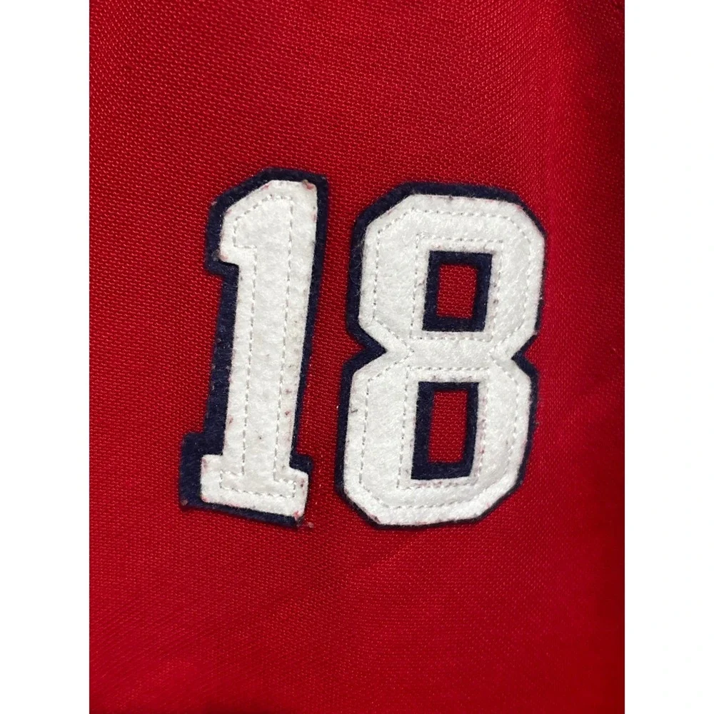 Y2K‎ Aeropostale Mens XL Red New York City Track Jacket 18 Patch Retro Gorpcore